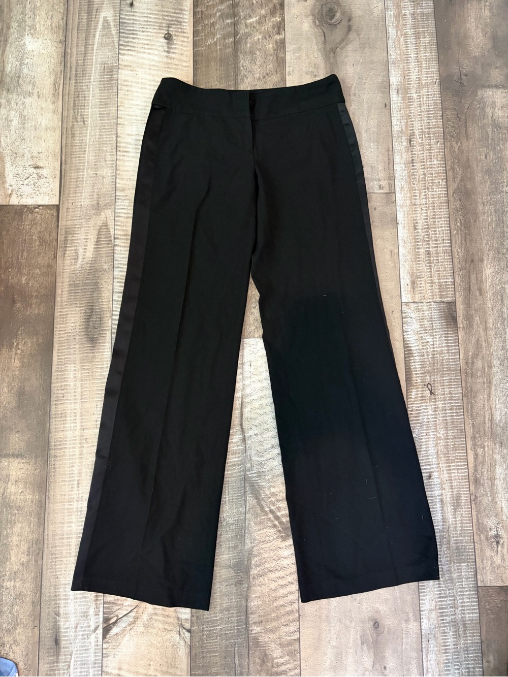 Michael Kors Black Wide-Leg Dress Pants